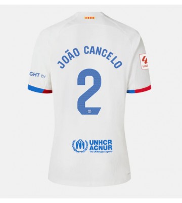 Barcelona Joao Cancelo #2 Replika Udebanetrøje Dame 2023-24 Kortærmet